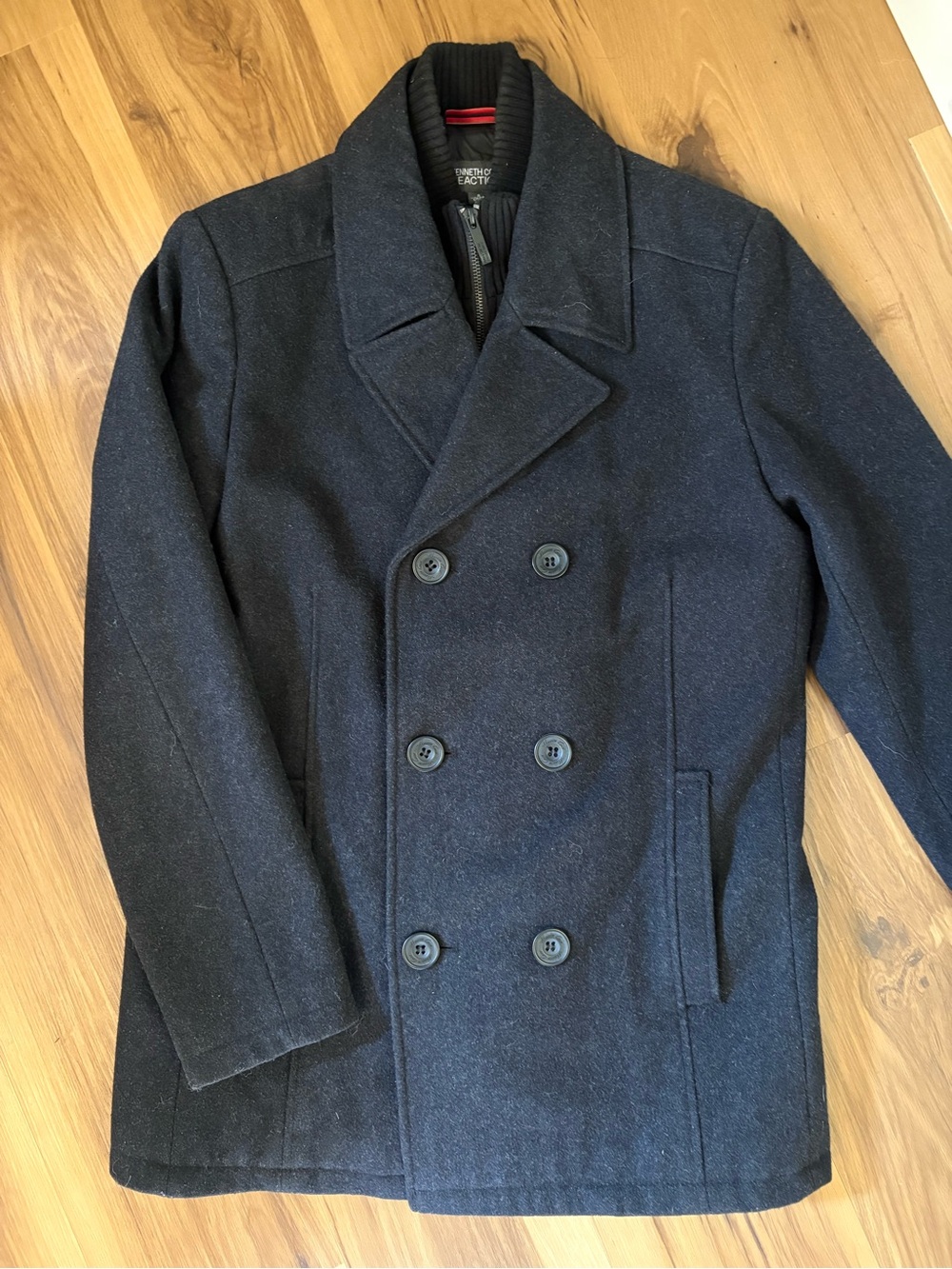 Kenneth Cole Reaction Wool Blend Peacoat